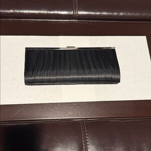 Style & Co. Black Pleated Clutch